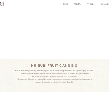 Kuiburi Fruit Canning canning