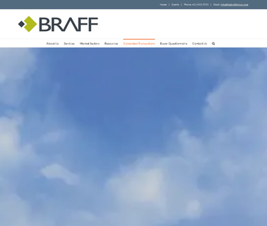 The Braff Group A Health Care Mer business brokers