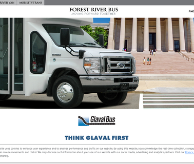 Glaval Bus under work