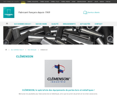 Clemenson Industrie, Hinge, Welding Hinges conception and
