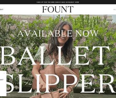 Fount leather bags totes