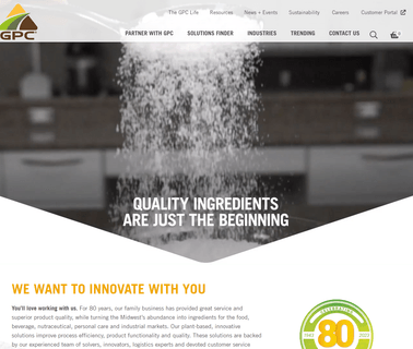 Grain Processing Corporation Gpc alcohols