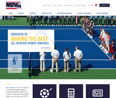 Nova Sports Usa tennis courts