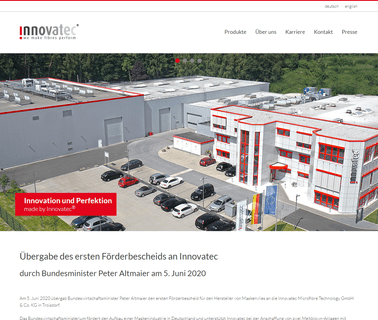 Innovatec Microfiber Technology meltblown