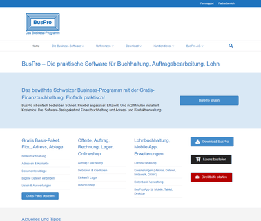 Home, Buspro home erp software