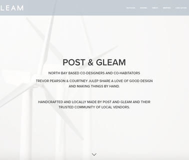 Post & Gleam outdoor park furniture