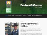 Rawhide Portable Corral hauling