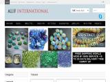 Alif International faceted beads