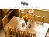 Rustic Furniture: Handmade Log & Barnwood Viking Log Furniture futons