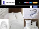 Global Linen Company blue bed