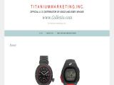 Titanium Marketing novelty clock
