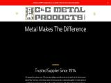 C & C Metal Homepage findings
