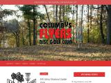 Columbus Flyers Disc Golf Club postcard flyers