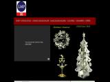 Longwell Metal Products. christmas candle holder