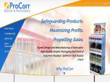 Procorr Display and Packaging: Profile cardboard food packaging
