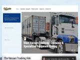 Vaccaro Trucking Midwest Heaving Equipment Hauling Container empty