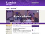 Kansas State University College of Agriculture manhattan