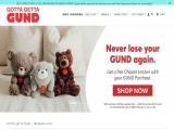 Gund; Official Home of Huggable Teddy Bears bears manufacturer