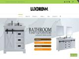 Hangzhou Luxdream Sanitary Ware glass bathroom cabinet