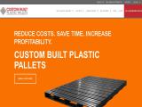 Custom Built Plastic Pallets warehouse pallets