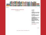 Klöpfer & Meyer Verlag Hauptstand / Main Stand stories
