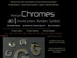 Chrome Letters Chrome Numbers Chrome Symbols Chrome Auto service jewelry