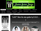 Milenko Katanic Electric Guitar Design acetate design eyewear