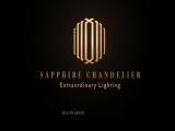 Sapphire Chandelier Welcome commercial pro