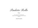 Paulette Rollo home label printing