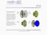 Merlin Glass zamac knob