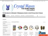 Crystal Waves round pen case