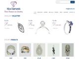 Nice Diamonds Limited rhodium jewellery pendant