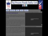 Taj Frozen Foods India Ltd. dairy industry equipment