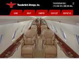 Thunderbird Airways - Houston Jet Charters jet vane