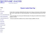 Dynamic Analysis - Stress Vibration and Finite Element; analysis verification