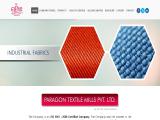 Paragon Textile Mills fabric blue and