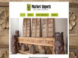 Market Imports antique wood dining