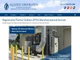 Regenerative Thermal Oxidizers Made in the USA by Alliance regenerative thermal oxidizers
