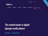 Brightsign digital signage menu board