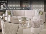 Ambella Home Collection leather accent chairs