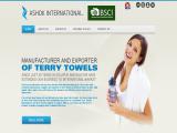 Ashok International promotional towel