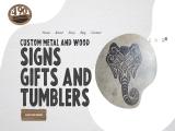 Tahlequah Signs, Metal & Wood Art and Gifts - 490 Creations promotional jewelry