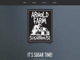 Arnold Farm Sugar House organic farm produce