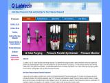 Q Labtech Offers Safe Glass Pressure Reactors lab equipment stand