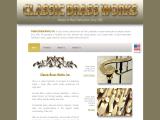 Classic Brass Works electroplating brass stamping