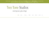 Two Tone Studios; Contemporary Hand Blown Glass textured glass tiles