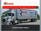 Curtainsider and delivery coupling