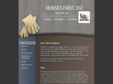 Horses First Inc  50w work