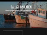 Ballard Insulation duct tape wrap