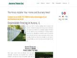 Well Known Fence Contractor - Aurora Fence Inc railing fence